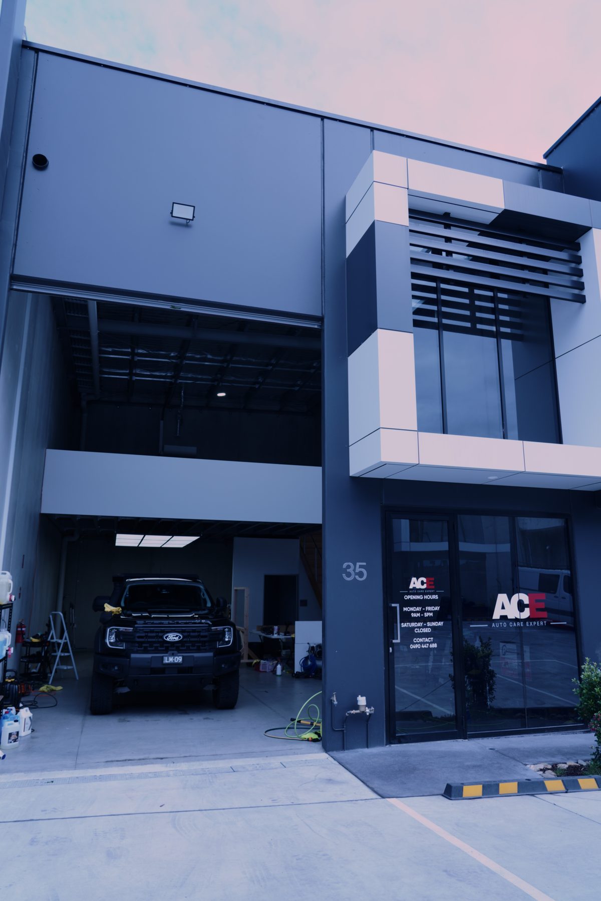 Auto Care Expert studio front, Unit 35, 158 Canterbury Road, Bayswater North
